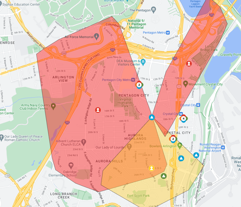 power outage in arlington va