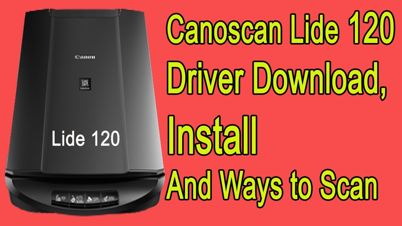 canon lide 120 installer