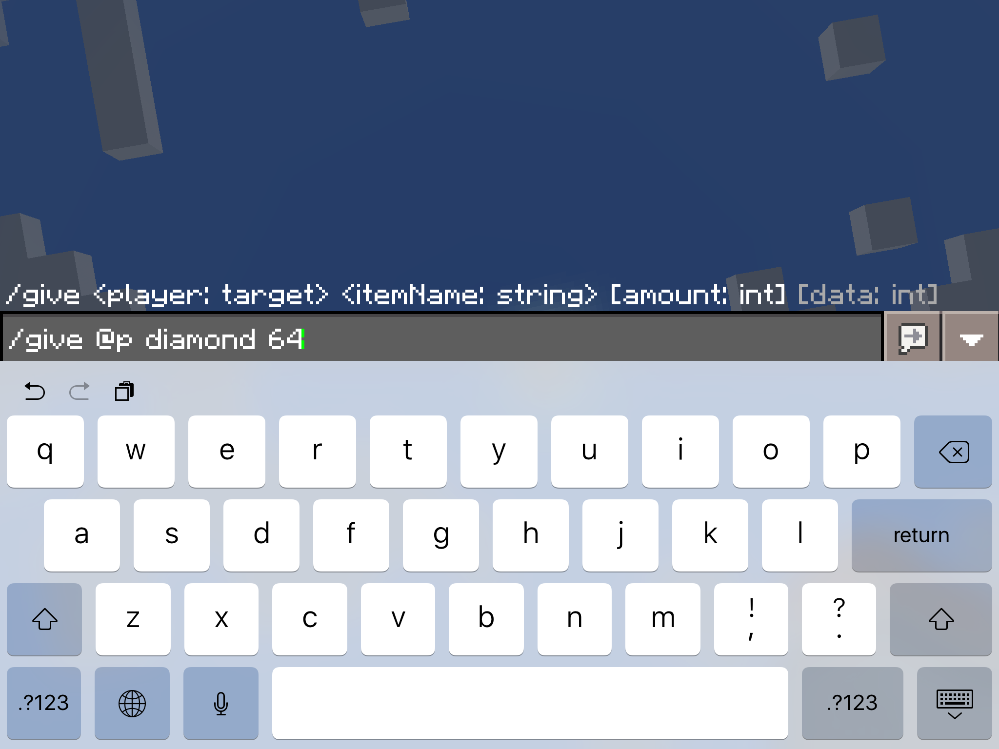 minecraft bedrock command