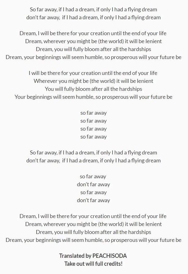 suga so far away english lyrics