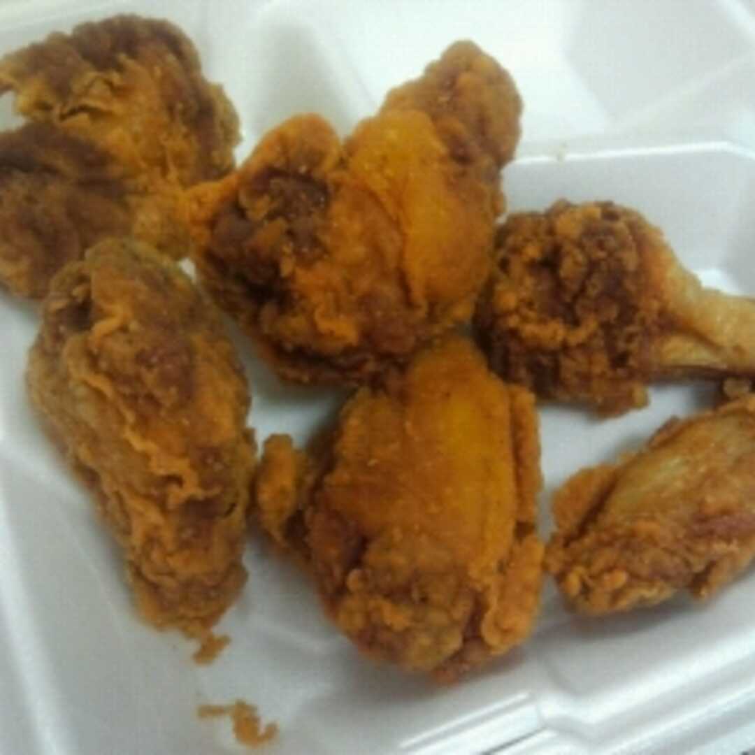 fried chicken wing calories