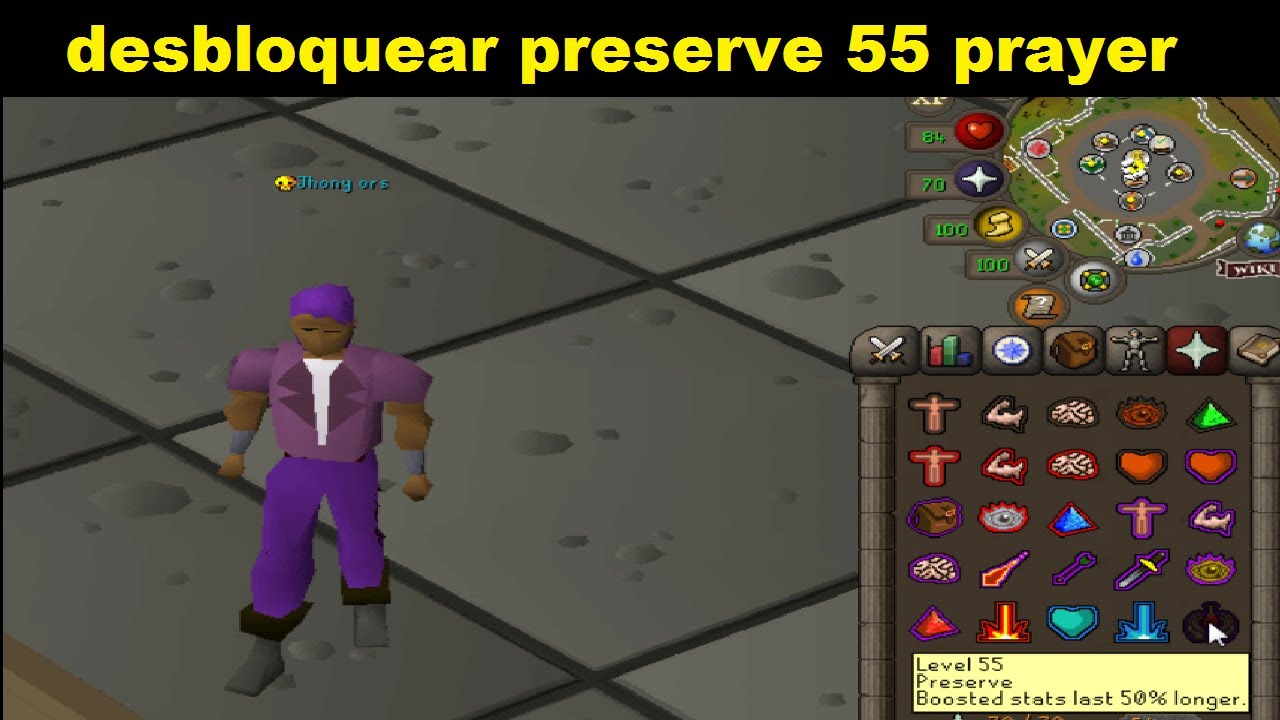 osrs preserve