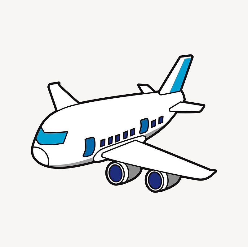 cartoon pic of airplane