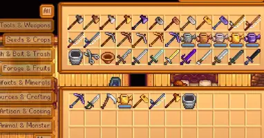 stardew valley tool upgrades