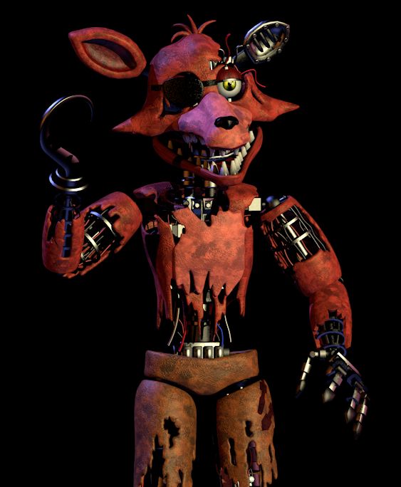 foxy black background