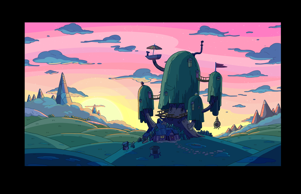 background adventure time