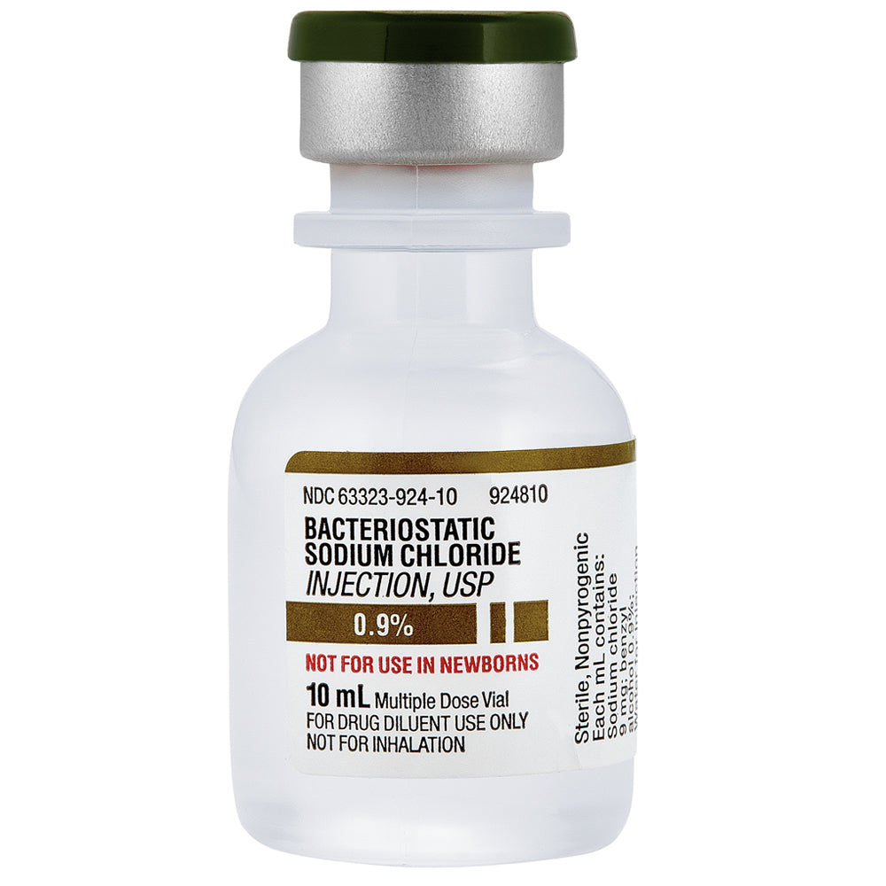 bacteriostatic saline solution