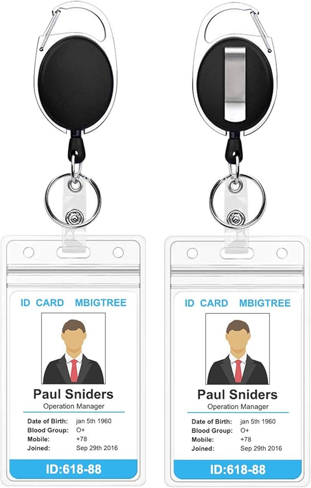 badge and id holder