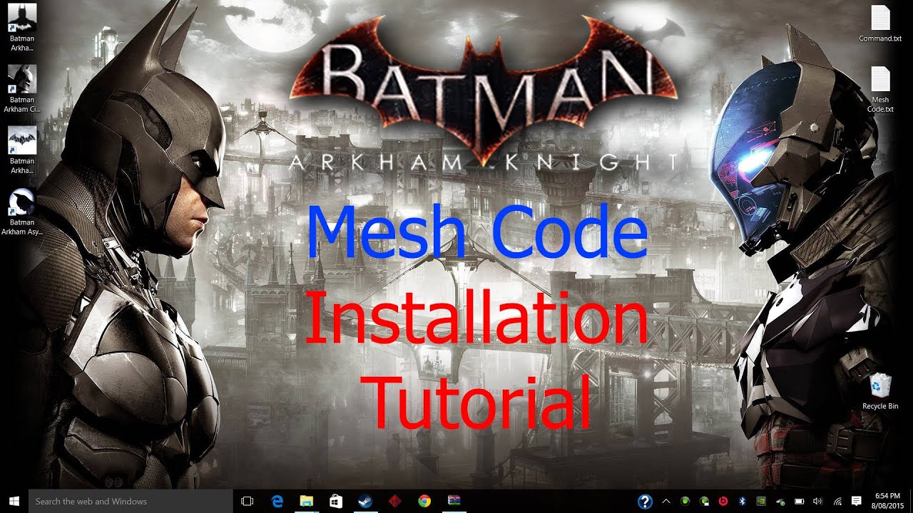 batman arkham knight config file download