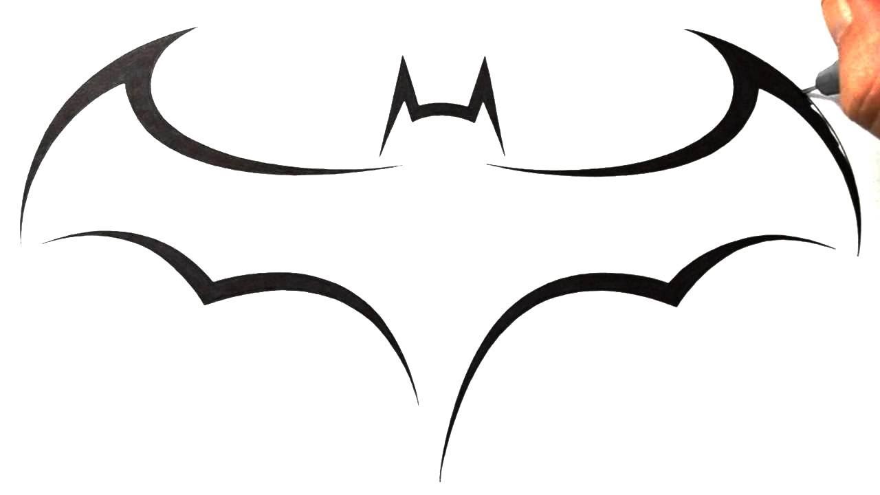 batman design tattoo