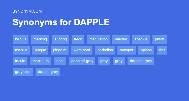 dappled synonym