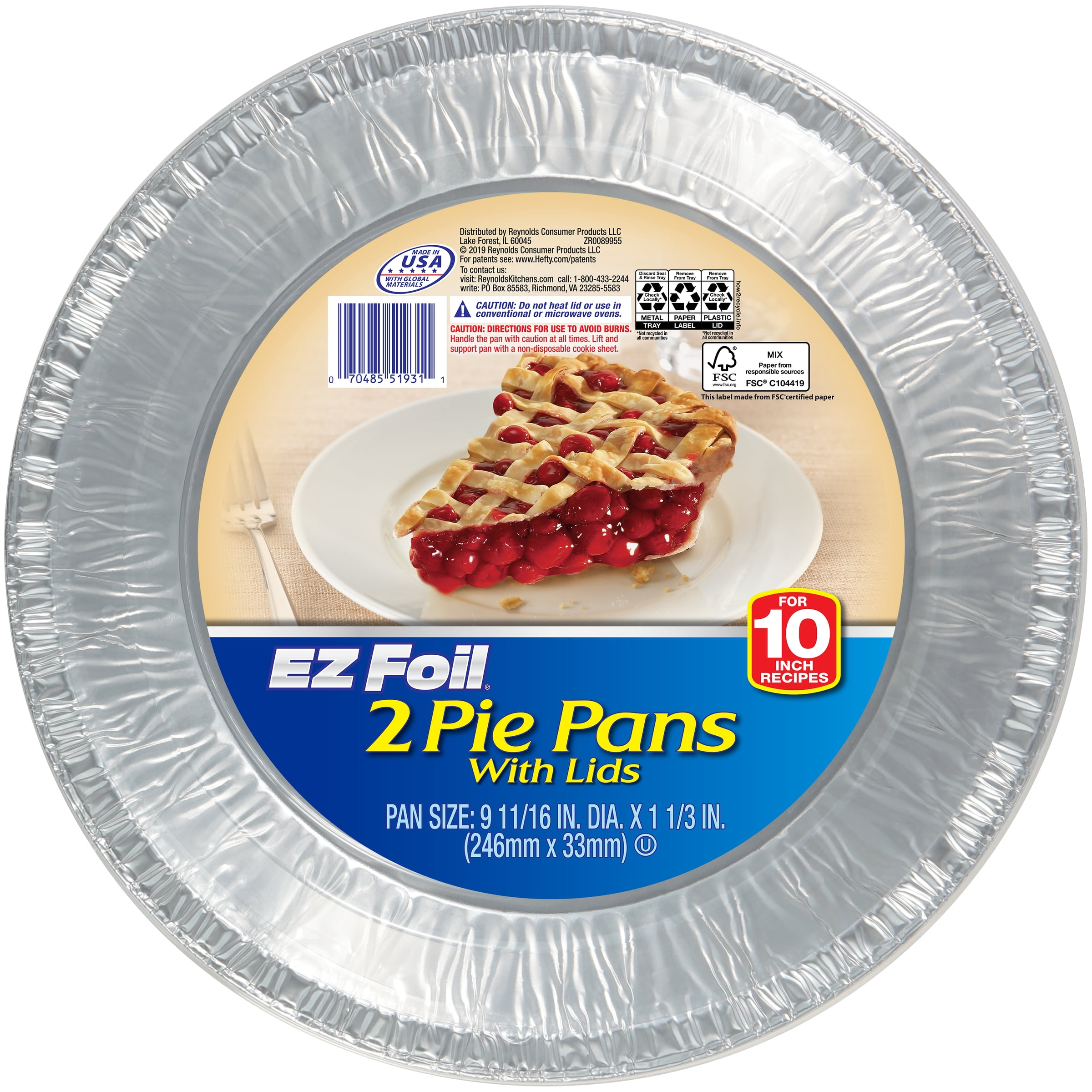 disposable pie tins