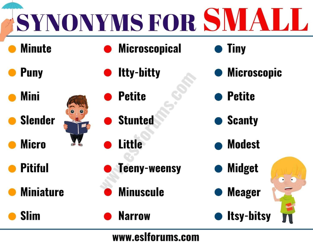 small synonyms