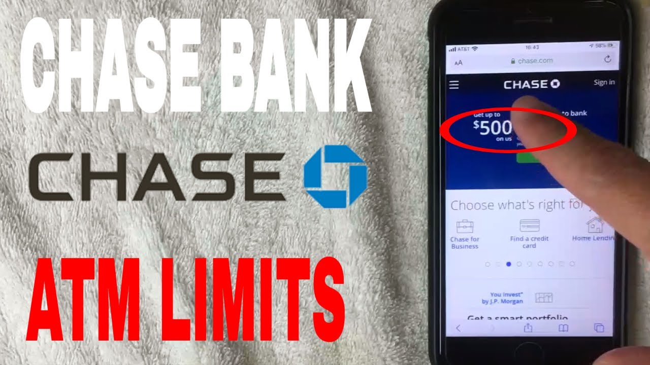 chase atm cash withdrawal limit