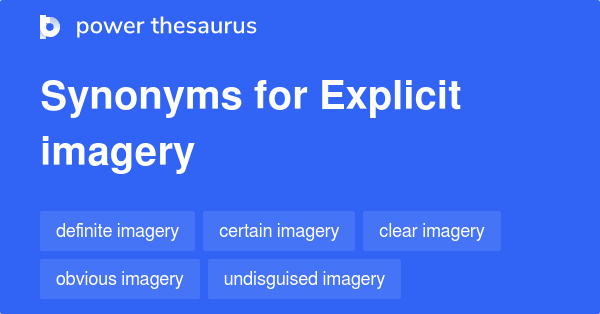 explicit synonym