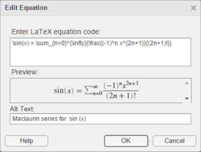 matlab latex