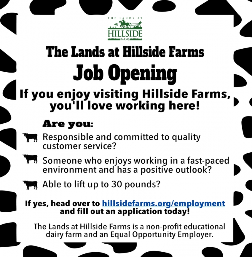 hillside jobs