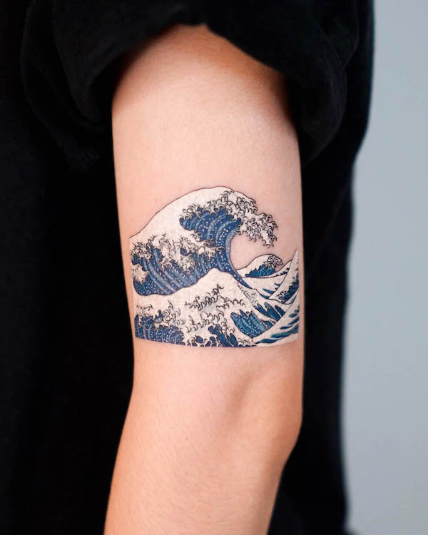 tattoo of waves