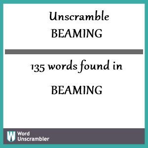 beaming crossword clue