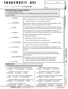 fahrenheit 451 figurative language part 1