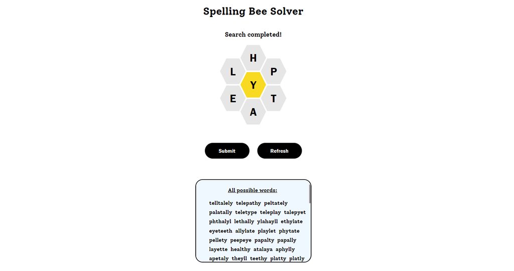 bee solver