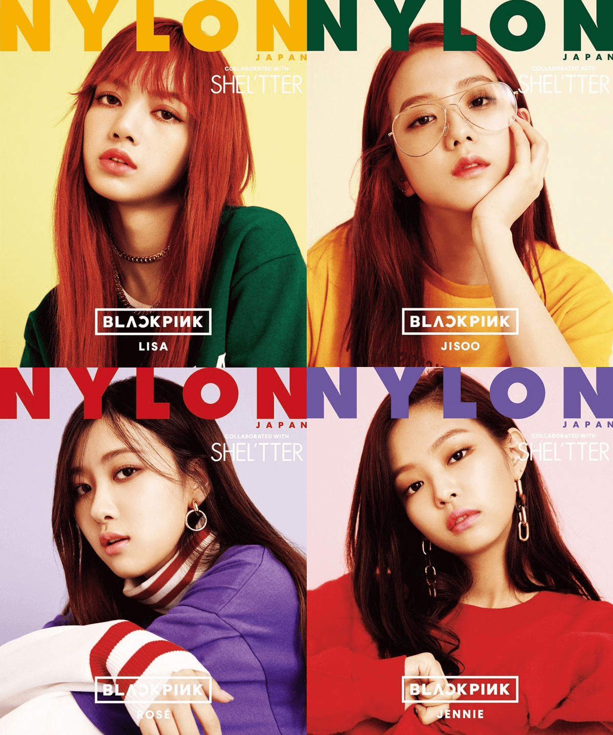 blackpink nylon japan