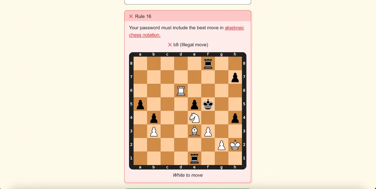 best chess move password game