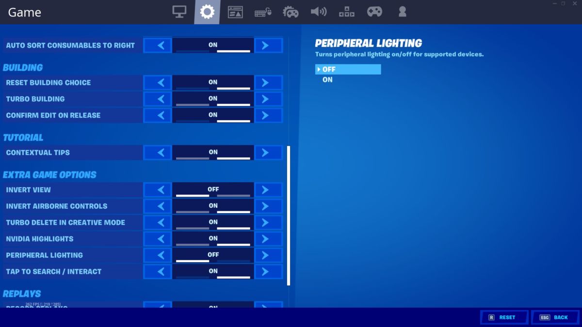 best fortnite settings ps5