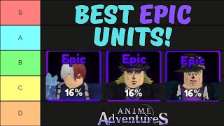 best units in anime adventures