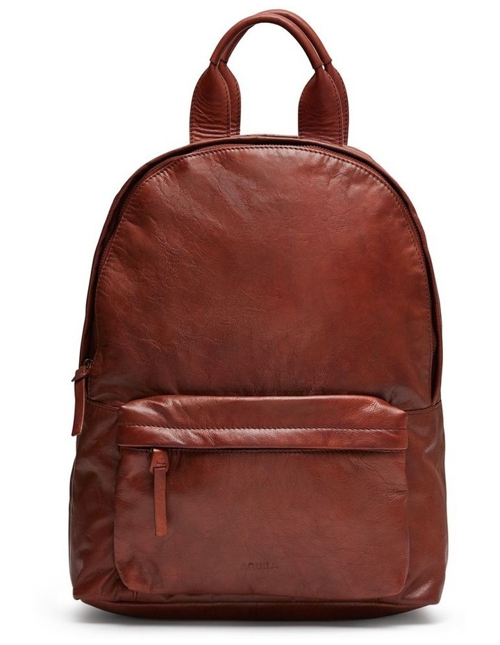 myer leather backpack