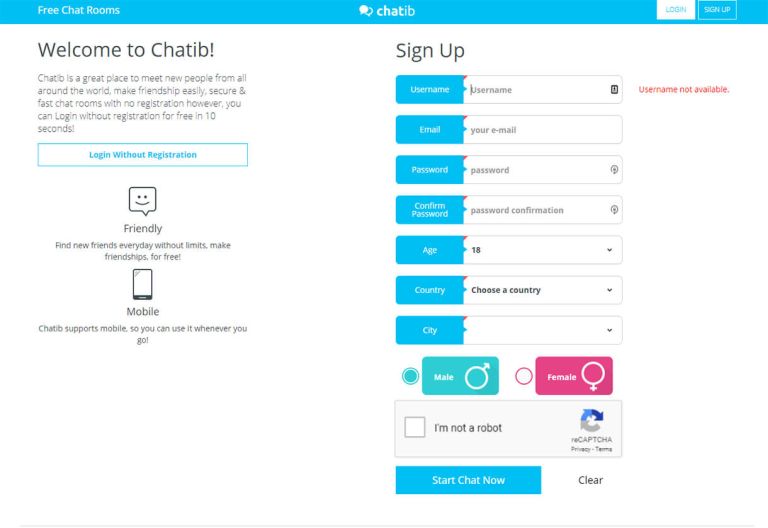 chatib us login