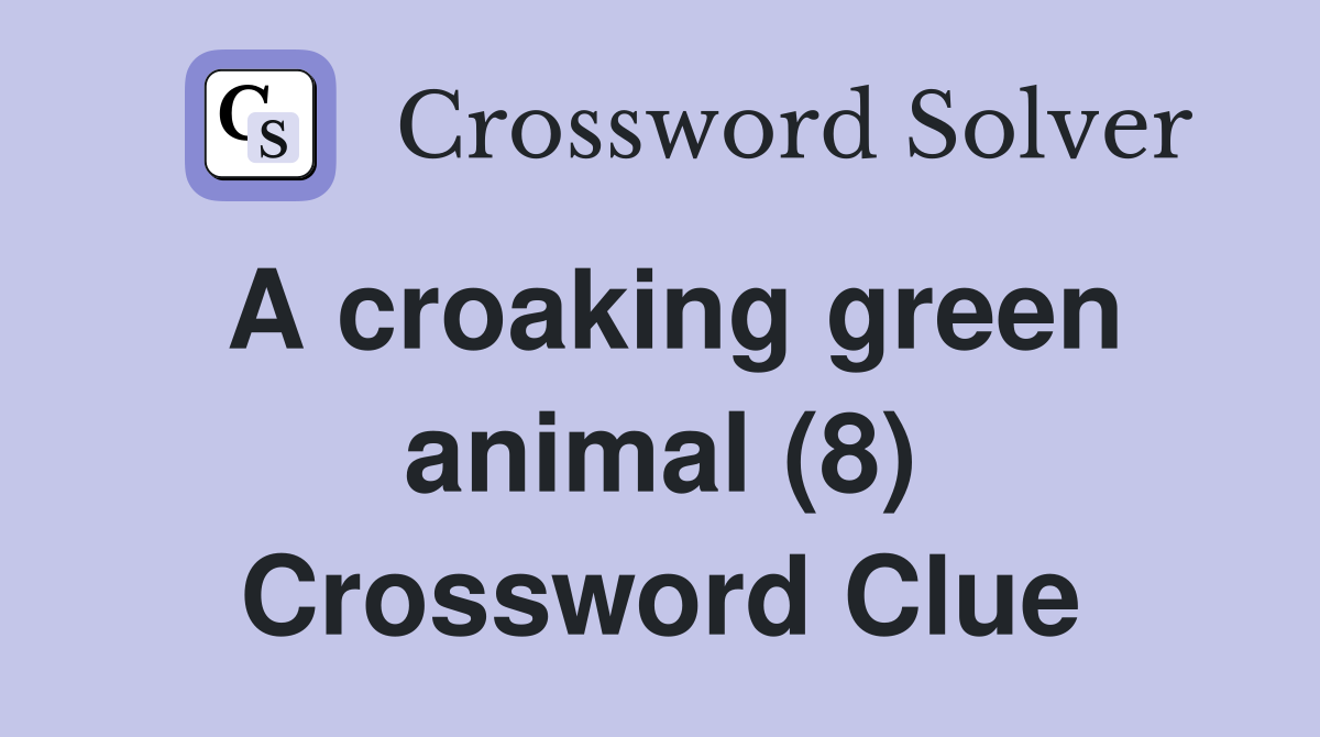 horned creature crossword clue 8