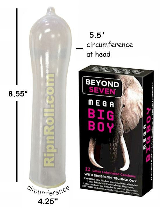 big boy condoms size