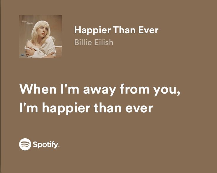 billie eilish happier than ever lyrics