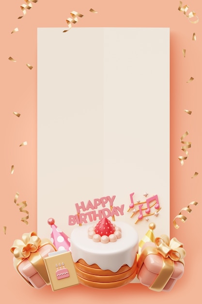 birthday blank banner