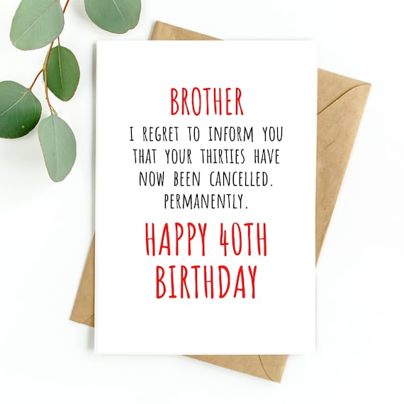 birthday card funny brother