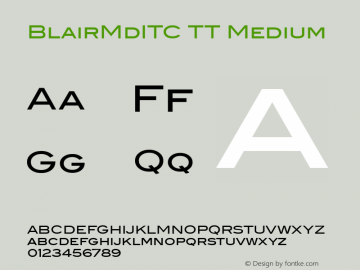 blair md font