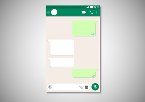 blank whatsapp template