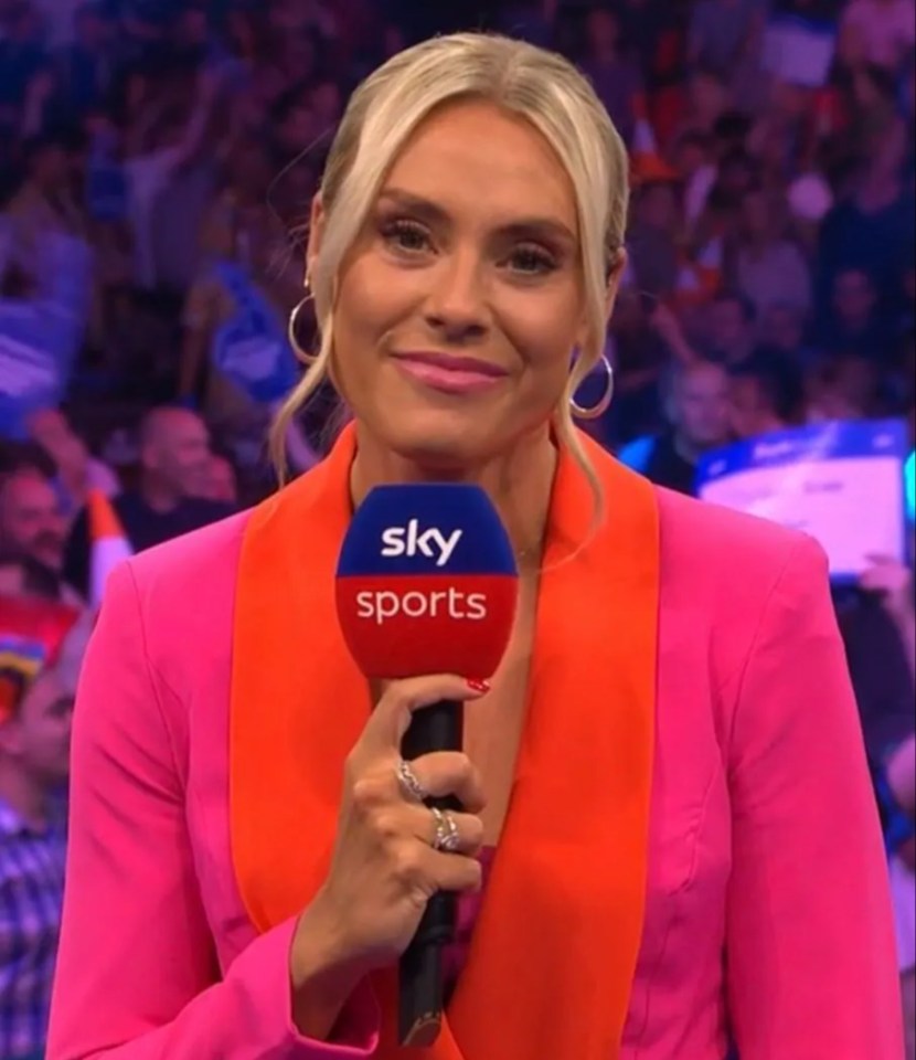 blonde sky sports reporter