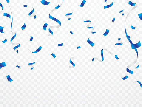 blue confetti png