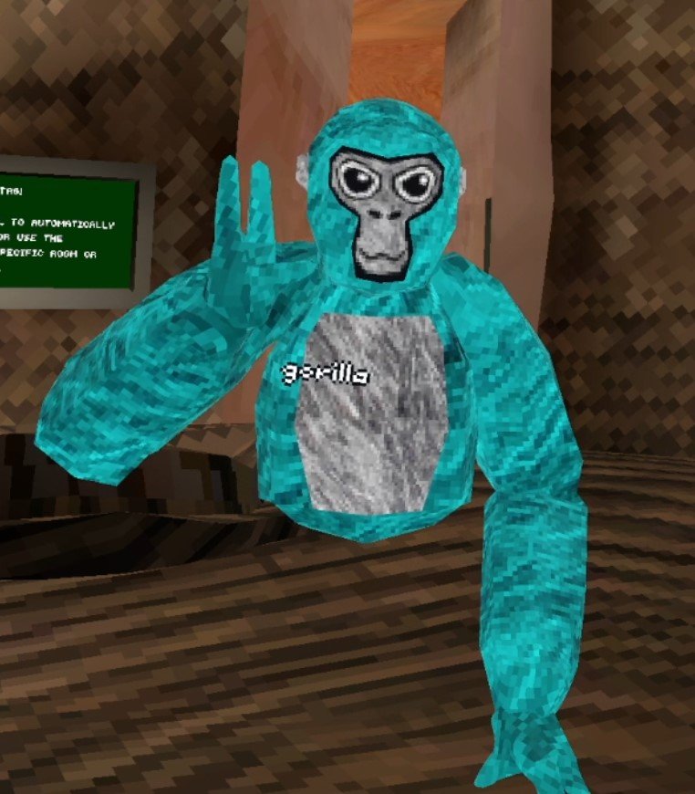 blue gorilla tag monkey