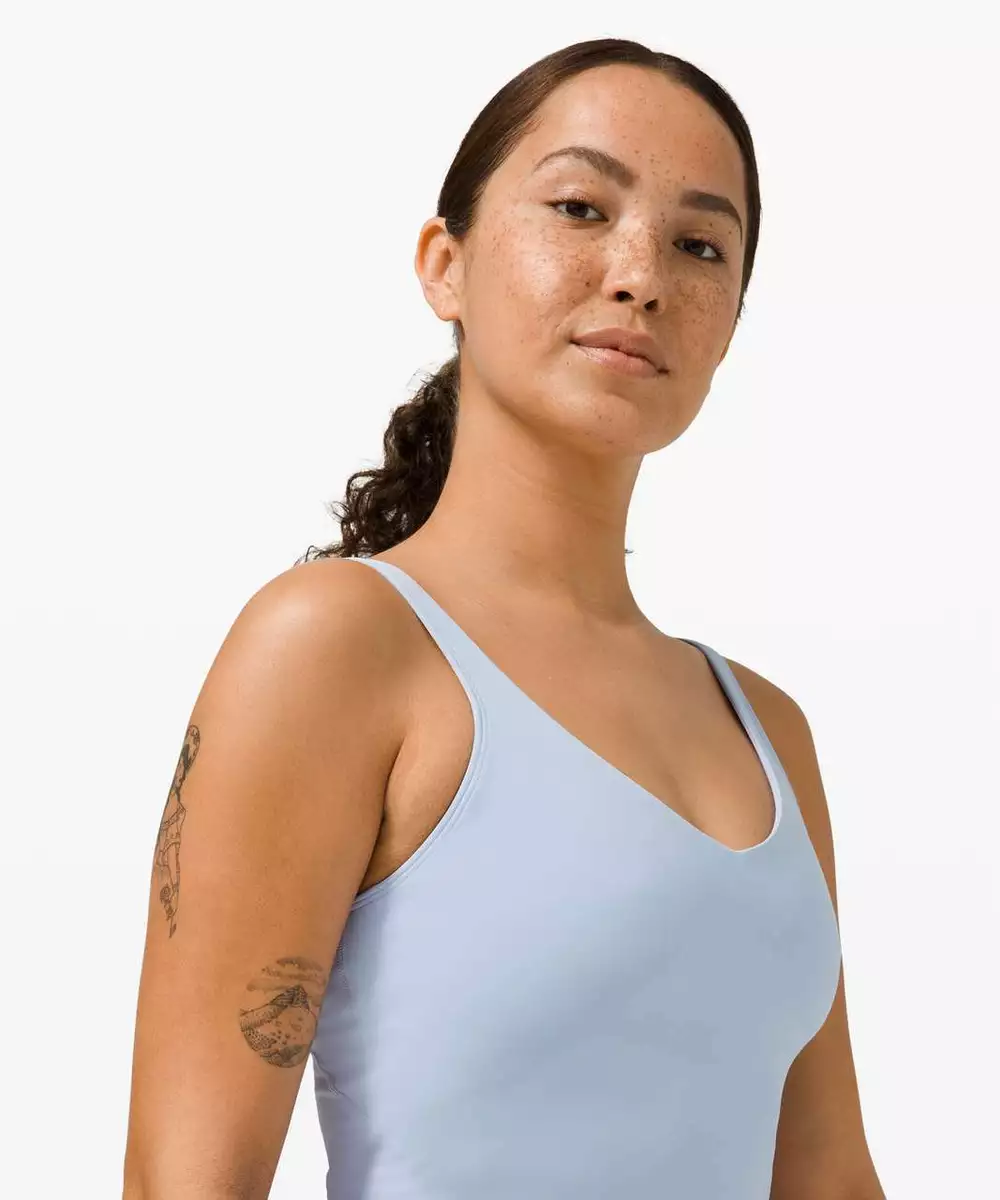 blue lulu align tank