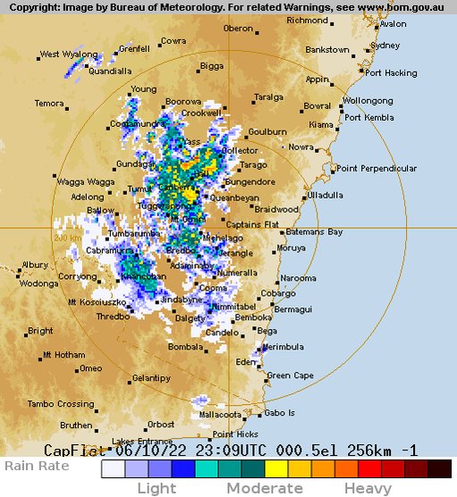 bom forecast canberra