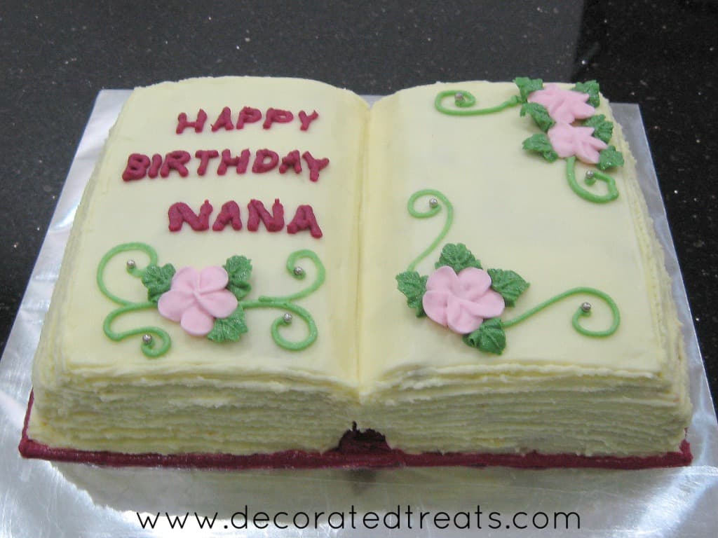 book cake ideas