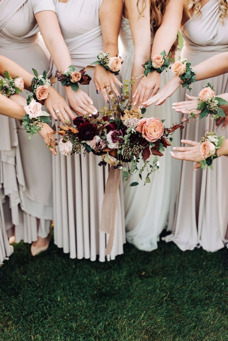 bridesmaid wrist corsage