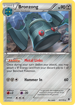 bronzong weakness