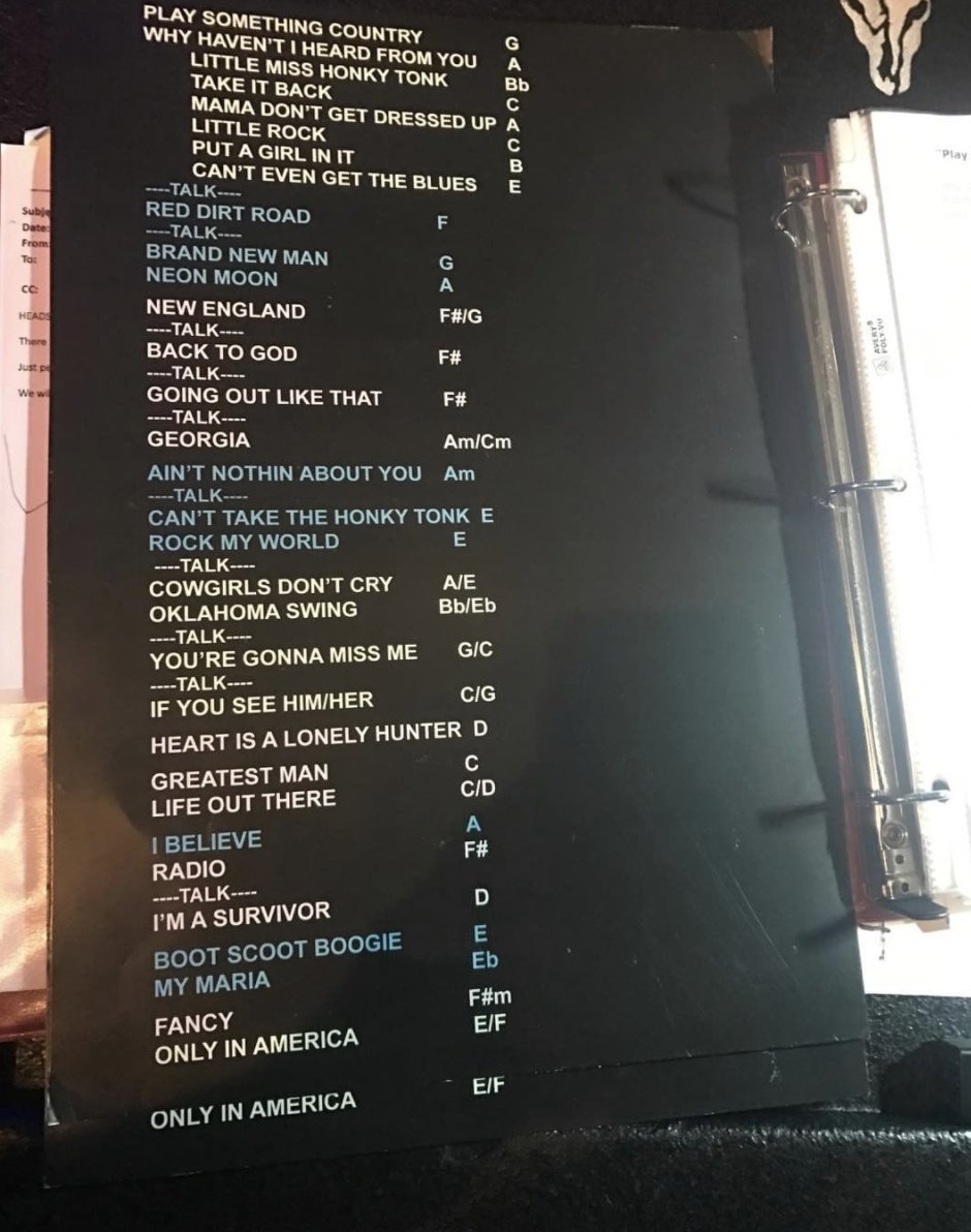 brooks and dunn setlist