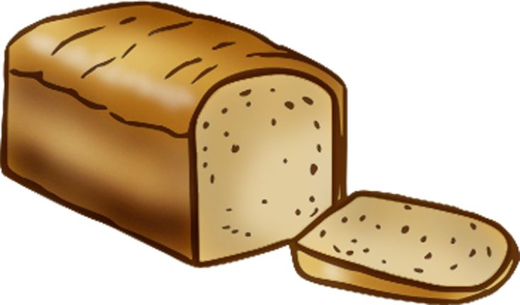 brown bread clipart