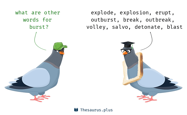 burst thesaurus