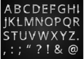 diamond alphabet font